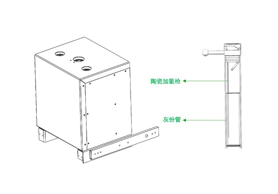 Slide-rail combustion furnace for easy maintenance — ash cleaning can be performed without cooling down the furnace